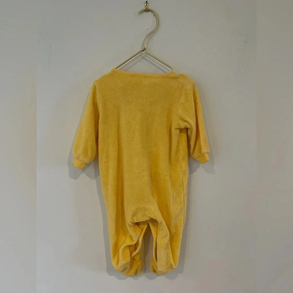 Vintage Carter's Tykes Rubber Ducky Romper Bib Set Size 3-6 months